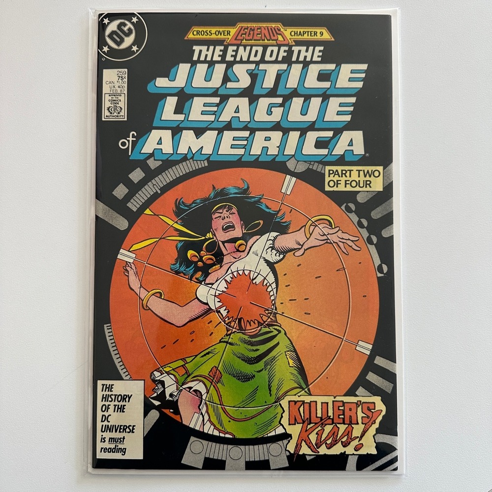 DC Comics Justice League of America #259 Feb 1987 Legends Crossover Chapter 9